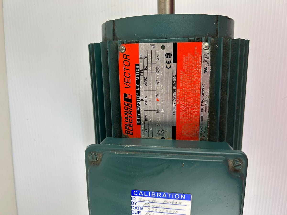 Reliance Electric P14A5803P-AC Vector AC Motor 1HP 1736 RPM 3PH WC143TC