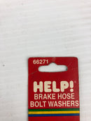 HELP! 66271 Brake Hose Bolt Washers - Package of 2