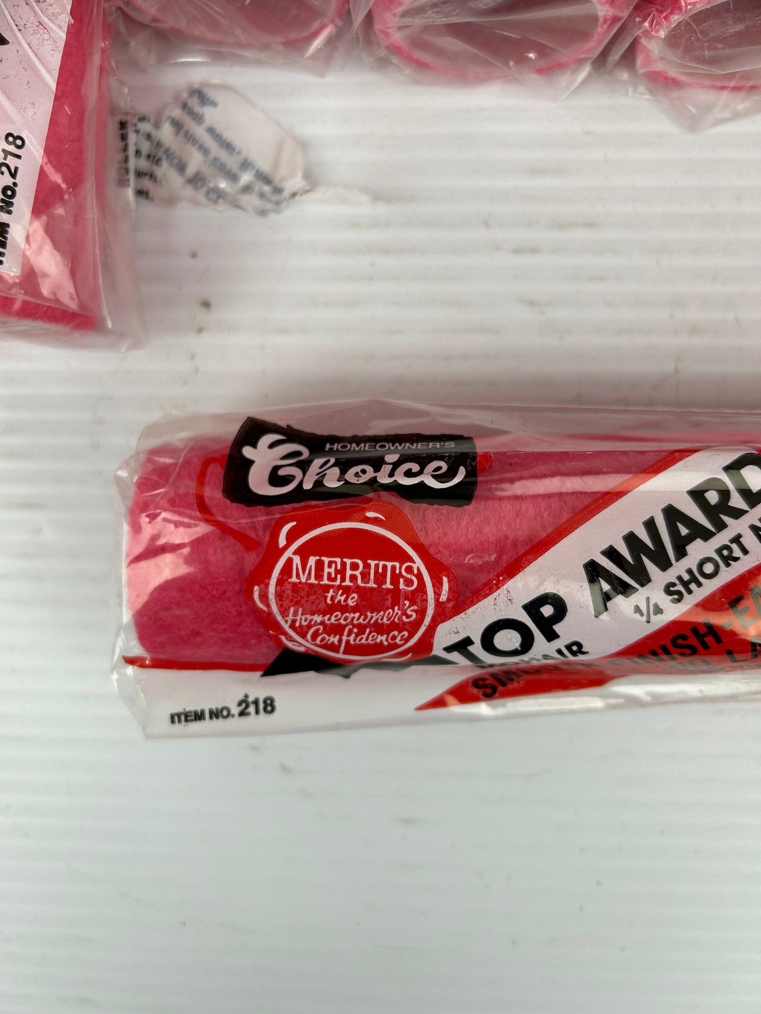 Merits 218 Short Hair 1/4" Short Nap Paint Roller - Lot of 32