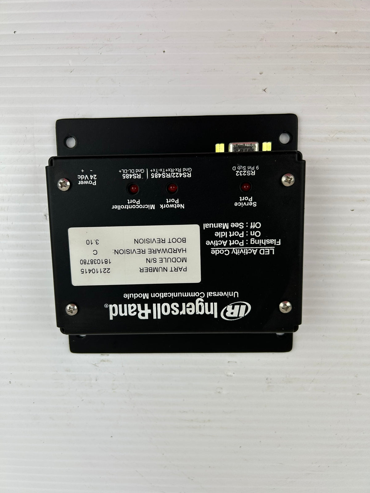 Ingersoll Rand 22110415 Universal Communication Module Rev. C