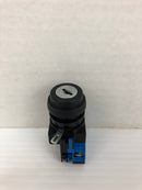 IDEC HW-CB10 Push Button Keyed Switch HW-G10 - Missing Key