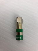 Leviton 40985-CPF Green Compression F-Connector - Lot of 100