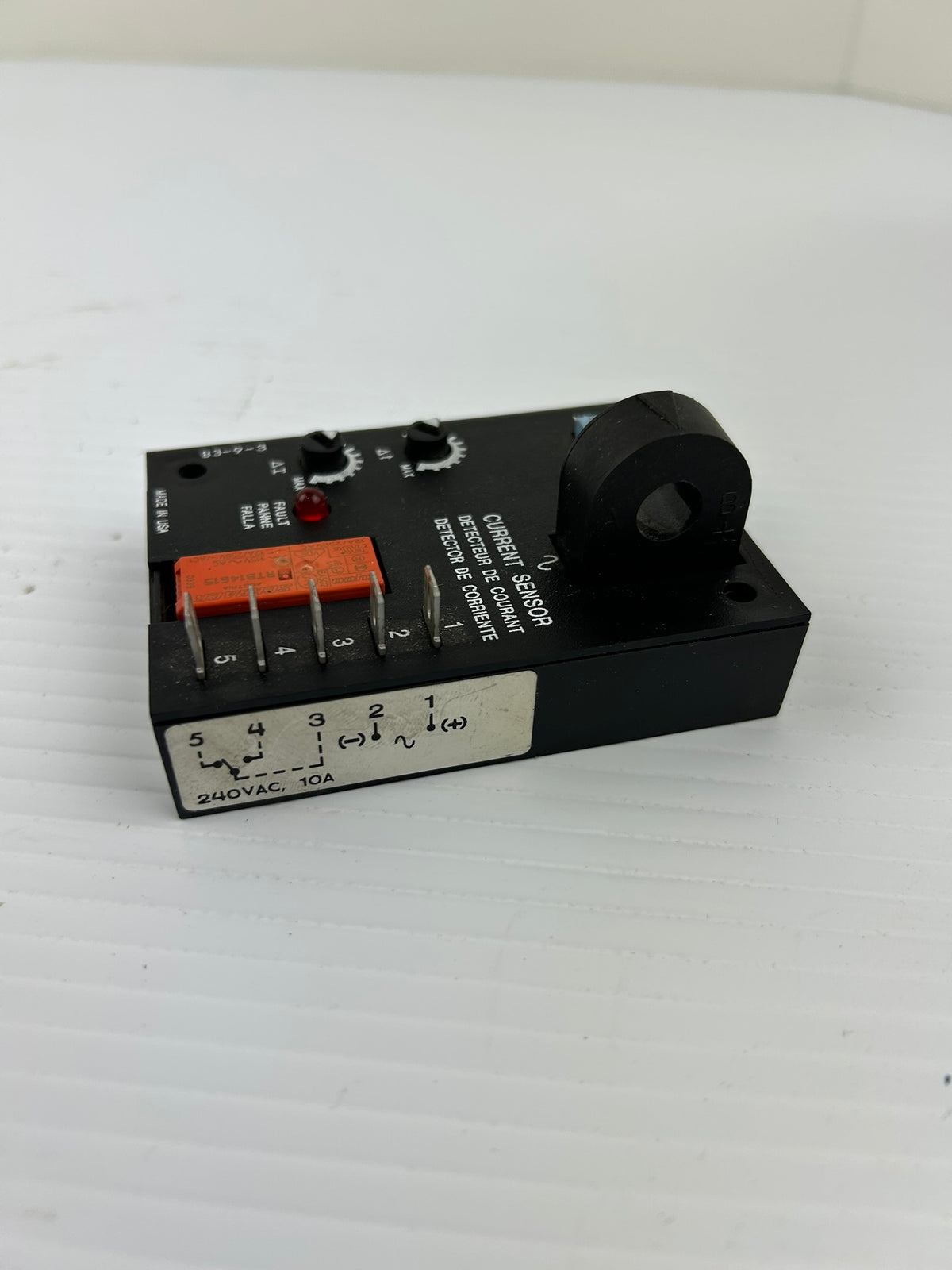 ABB SSAC ECS41BD Solid State Control AC Current Sensor Relay 2-20A 0.5-50 Sec