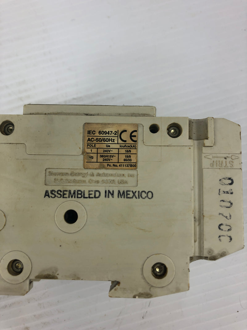 Siemens CQD Circuit Breaker 25A SD-9287 3 Pole 480Y/277 VAC