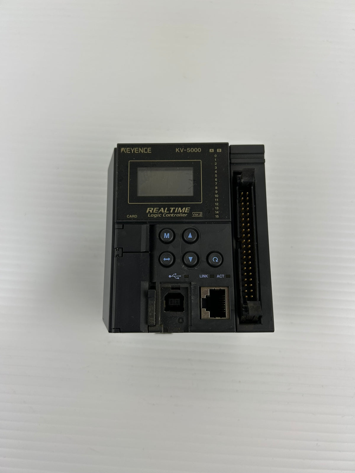 Keyence KV-5000 Ver. 2 CPU Module Realtime Logic Controller PLC Ethernet USB