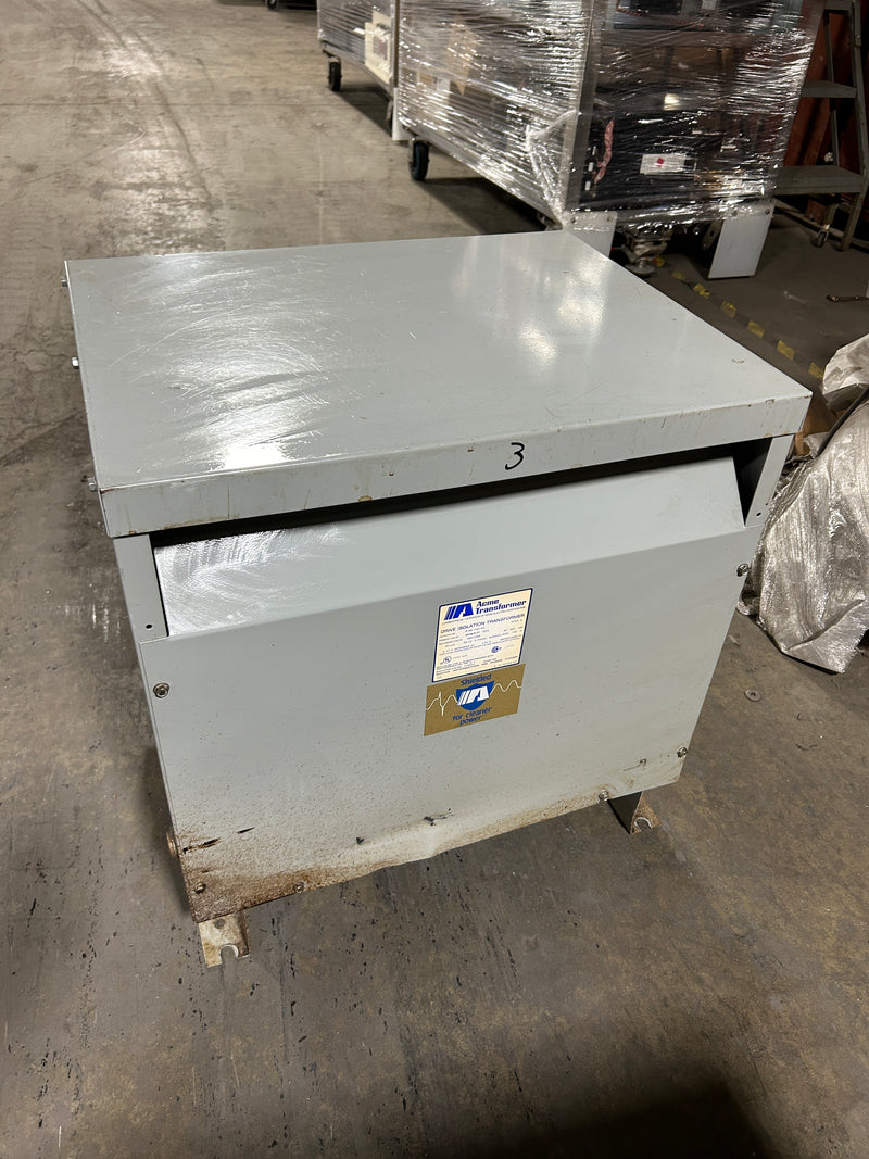 Acme DTGB-040-4S Drive Isolation Transformer 40kVA 3PH 460V 460Y/266 Style G