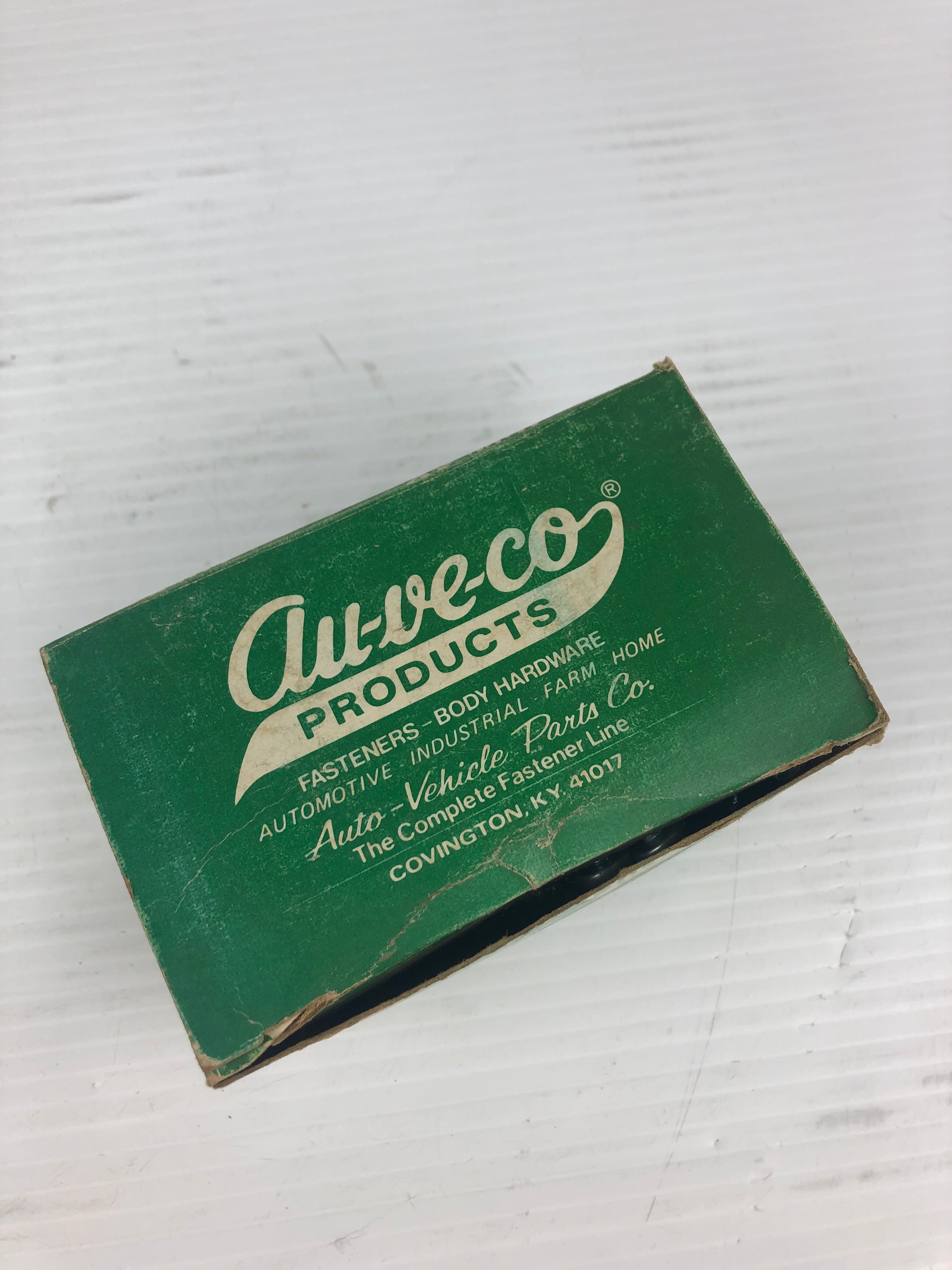 AU-VE-CO 3038 14 x 2" Br. Zinc Slotted Binding Head Tapping Screw - Lot of 100