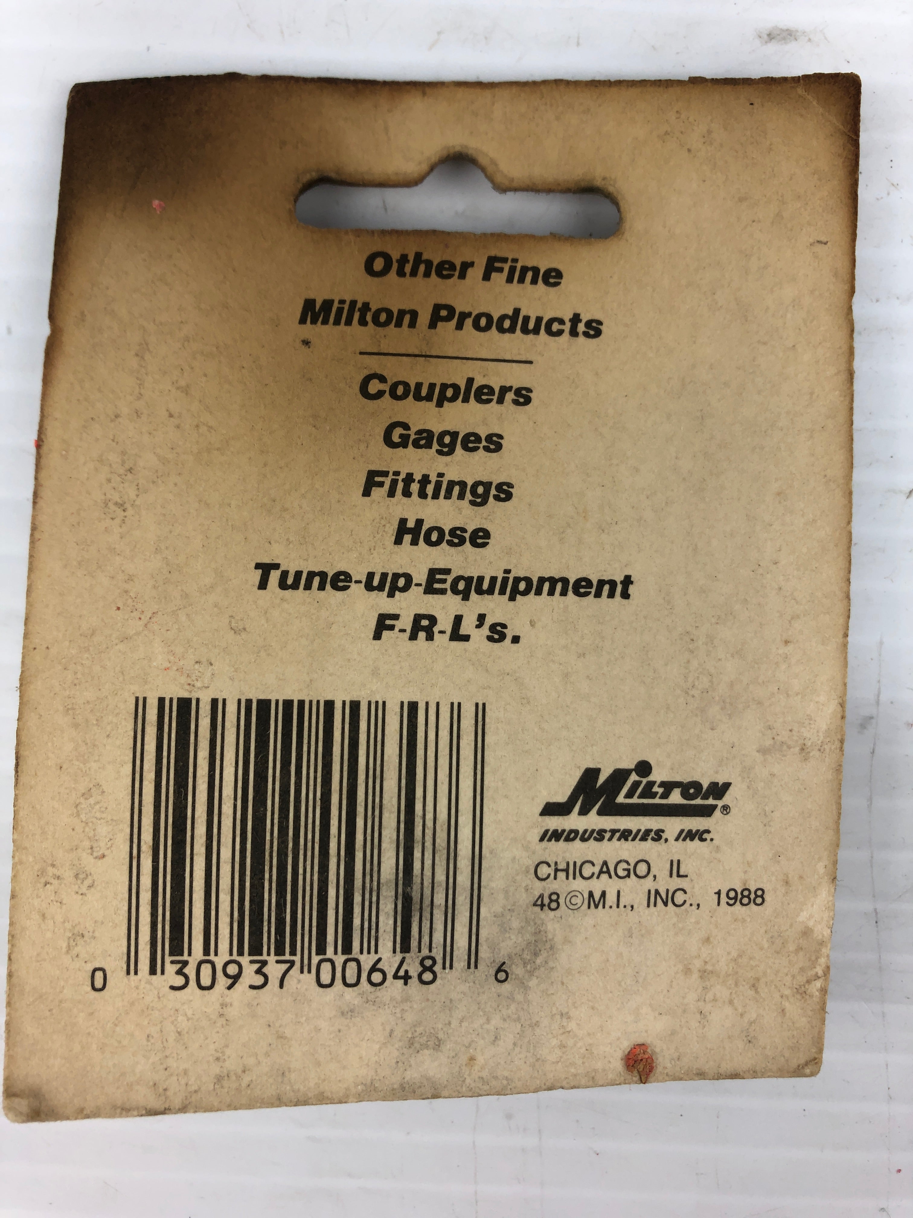 Milton s646 Hex Nipple (Ball Socket) 1/4"