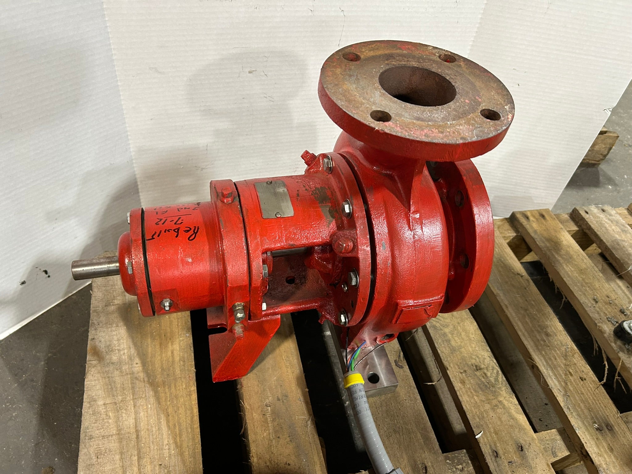 Worthington D-1012 Centrifugal Pump 4X3X6 Material DI 275 PSI 6.25 Imp. Dia.