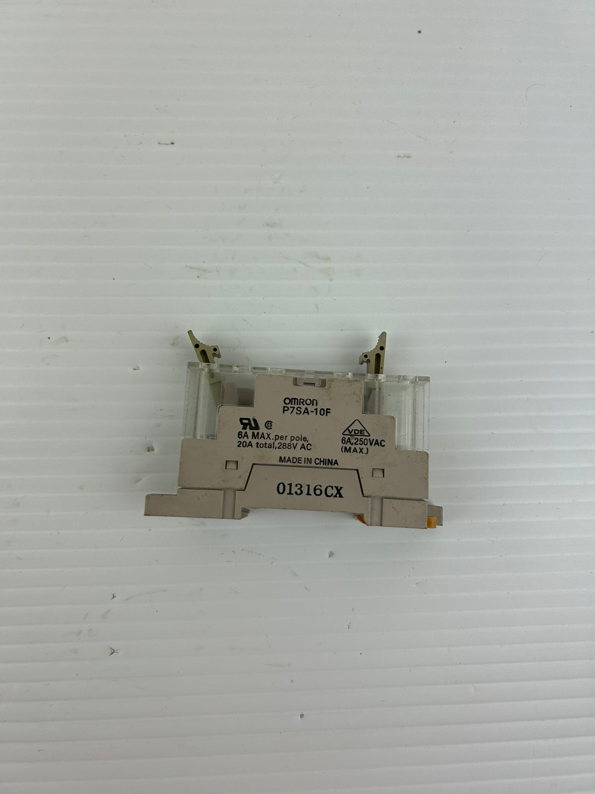 Omron P7SA-10F Relay Socket 10 Pin 6A 250VAC - Lot of 6