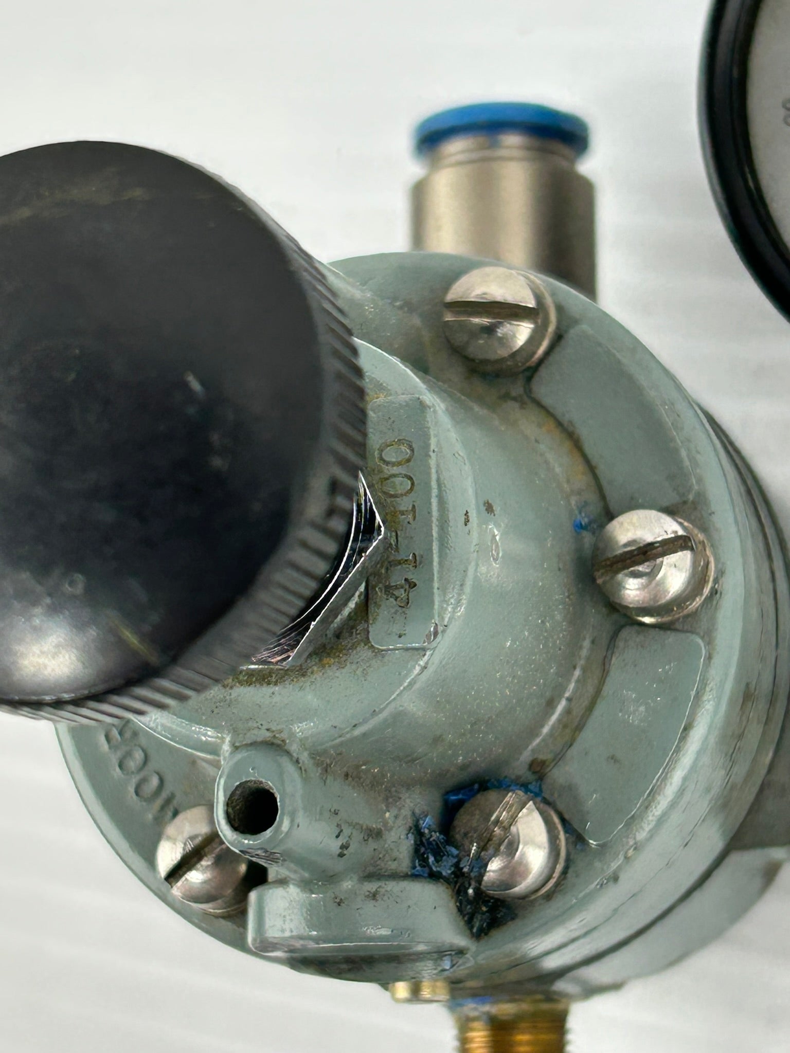 Moore Nullmatic 41-100 Regulator with Winters Gauge 0-100 PSI NSF-61-372