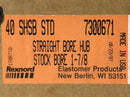 Rexnord 7300671 Straight Bore Hub 1-7/8" ID x 2-1/2" Bore Length x 5-3/4" OD Hub