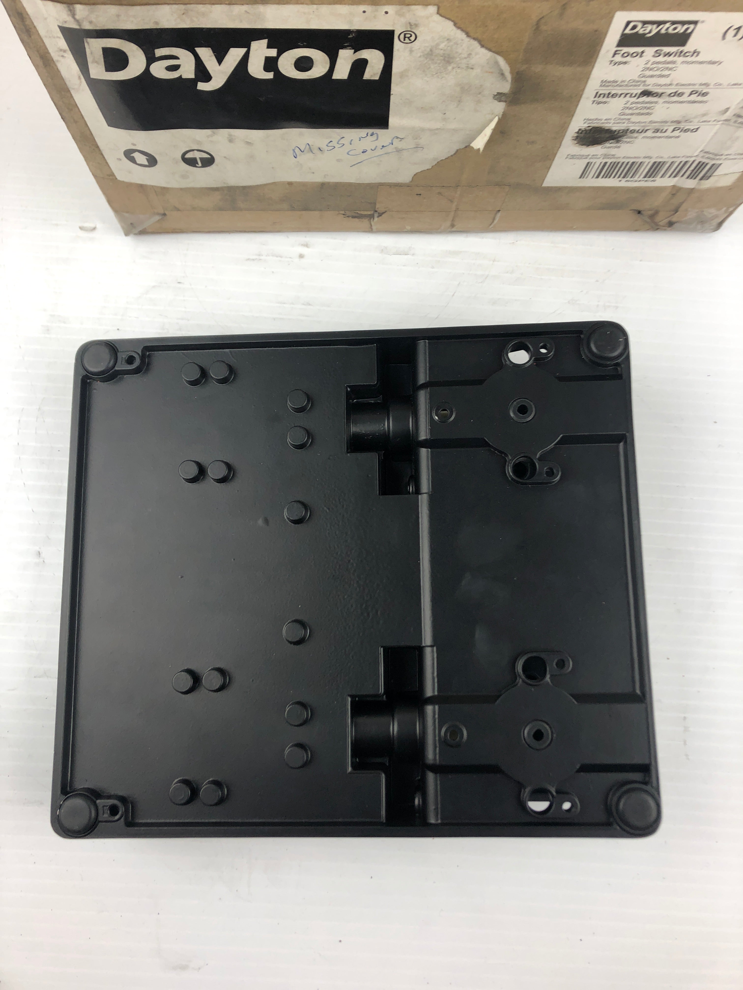 Dayton 6GPE6 Foot Switch Type 1 - Missing Cover