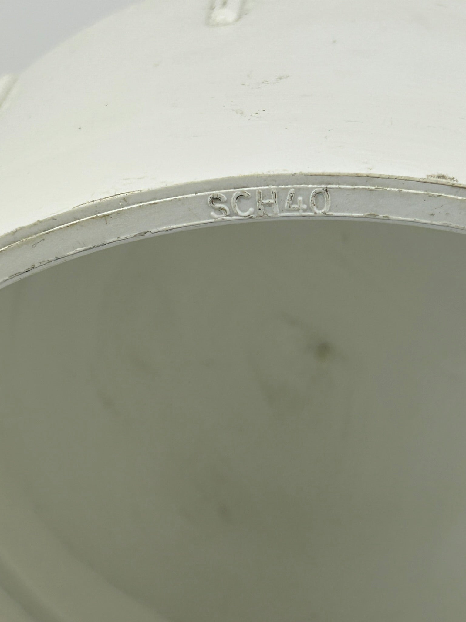 Spears D2466 PVC 1 White Cap SCH40 8" Round