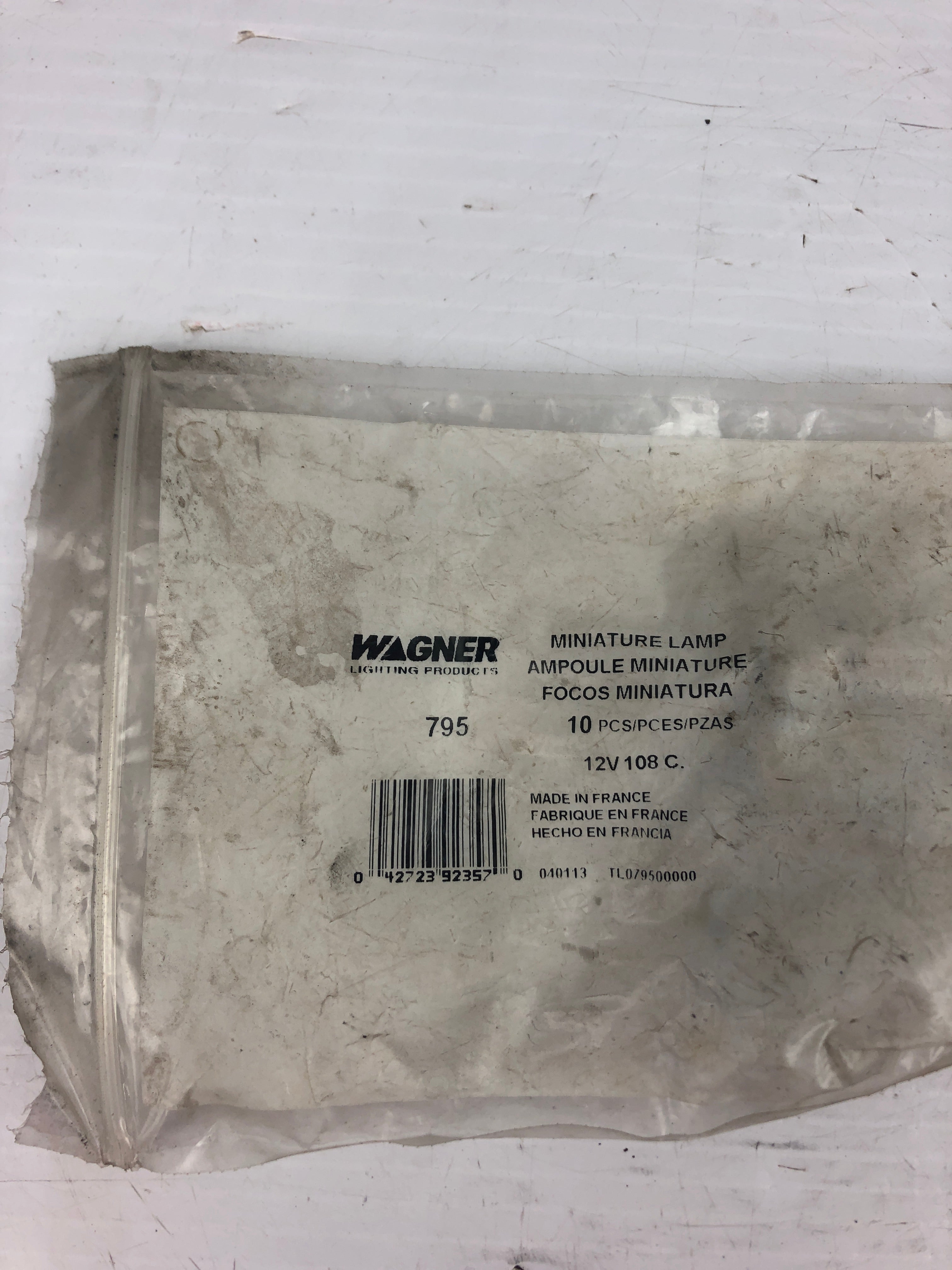 Wagner 795 Miniature Automotive Lamp Light Bulb - Lot of 5