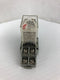 Allen-Bradley 700-HF32A1-4 Relay Ser. B 24VAC 10A 1/2HP With Idec SH2B-05 Base