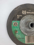 Wildcat C24R Masonry Grinding Wheel Type 27 7" x 1/4" x (5/8-11) 8,500 Max RPM