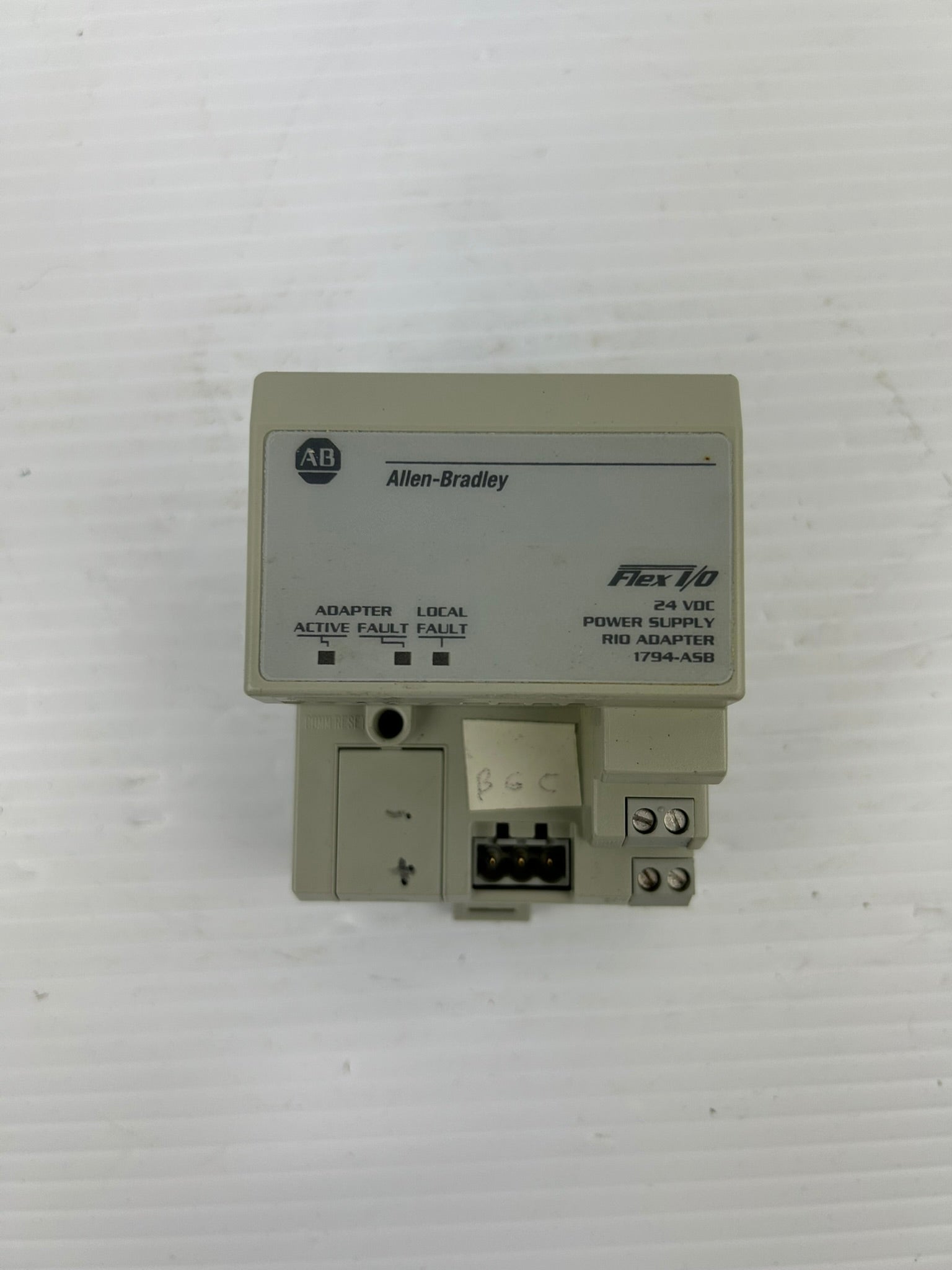 Allen-Bradley 1794-ASB Flex I/O Power Supply RIO Adapter Ser A Rev C01 24VDC