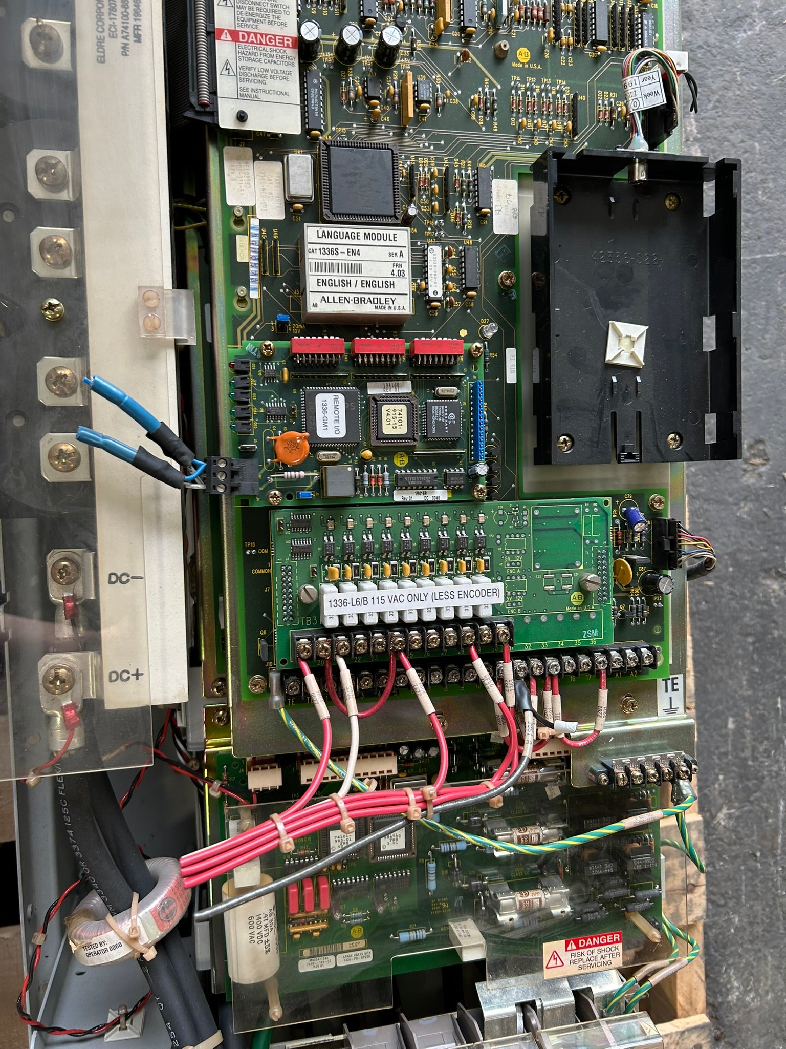 Allen-Bradley 1336S-B060-AN-EN4-L6 Plus Drive Series D - No Keypad