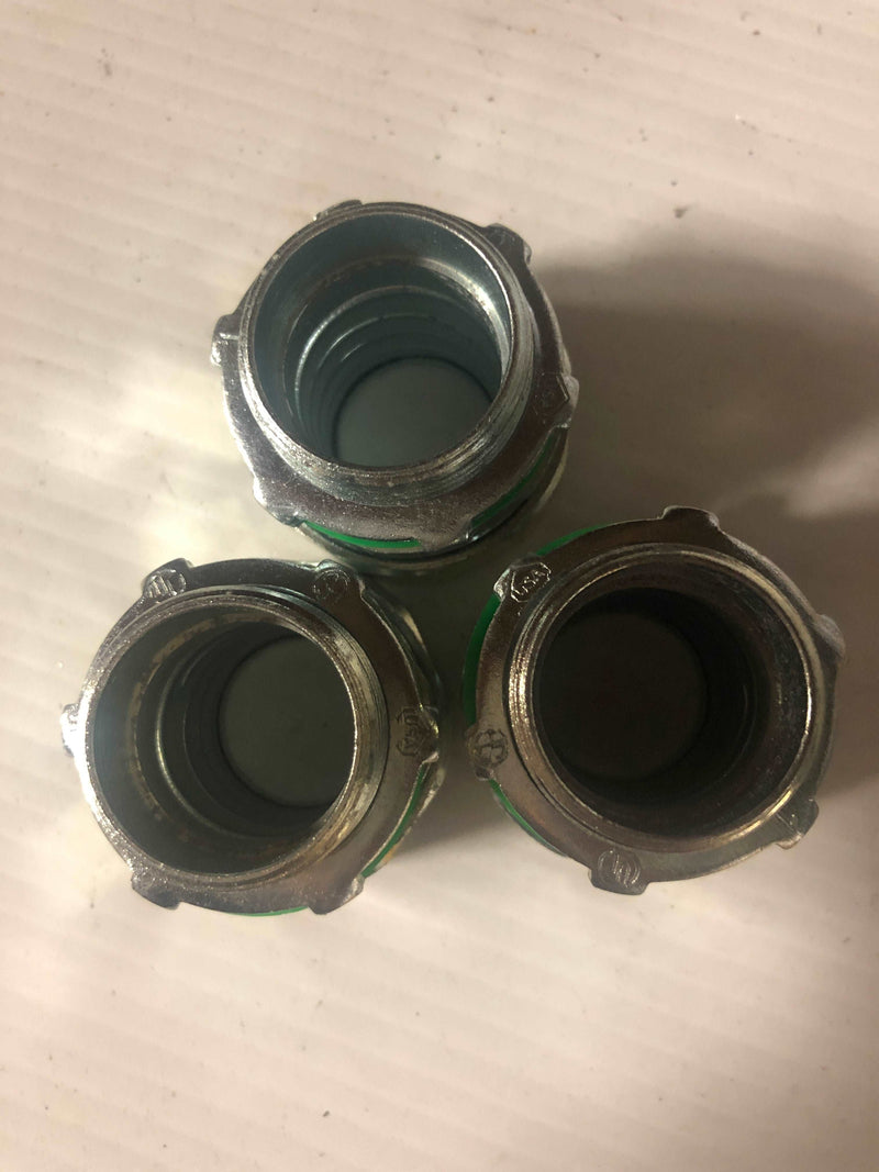 1" Compression Coupler Fitting Lot of 3