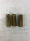 2" Brass Panel Mount Female Stage Pin Plug Contact Connector - Lot of 3