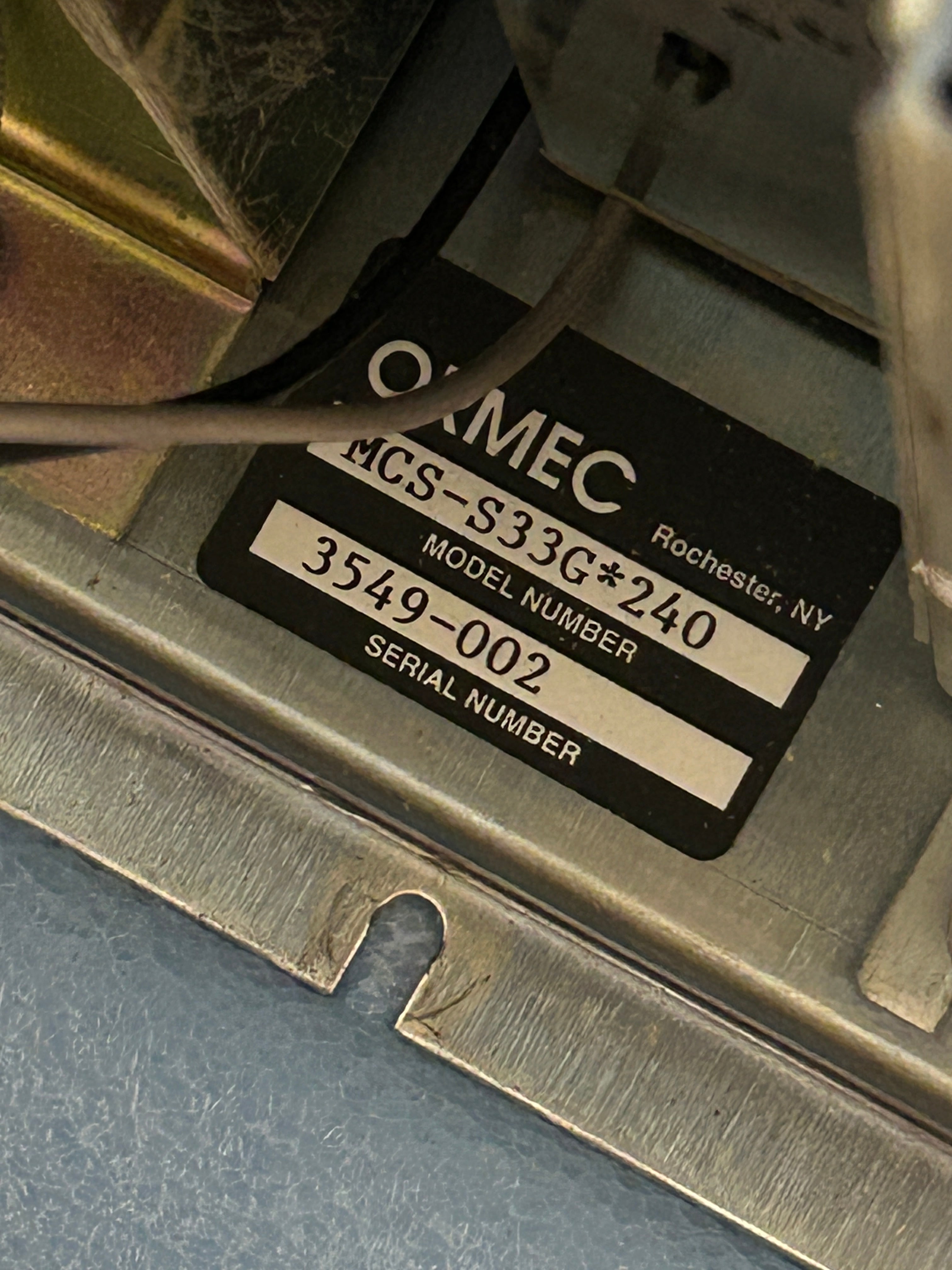 Ormec MCS-S33G*240 Servo Drive Assembly Telemecanique Breaker Tokin Noise Filter