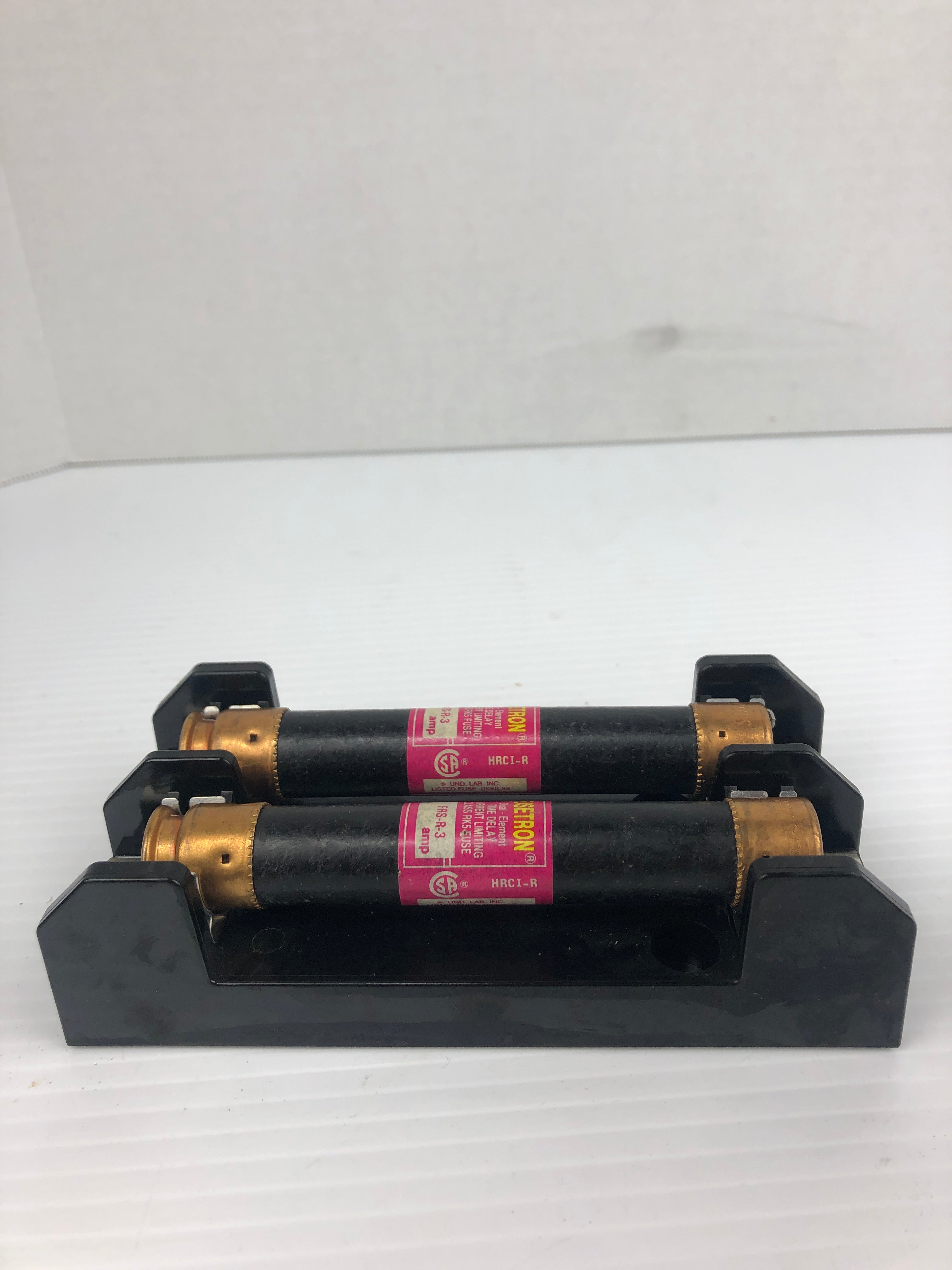 Marathon 4100031 Fuse Holder with Fusetron FRS-R-3 Fuses 600V 3A