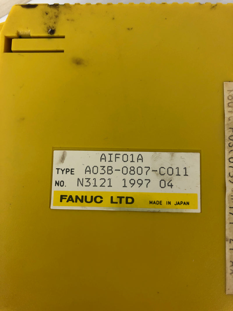 Fanuc A03B-0807-C011 PLC Module 24VDC 2A