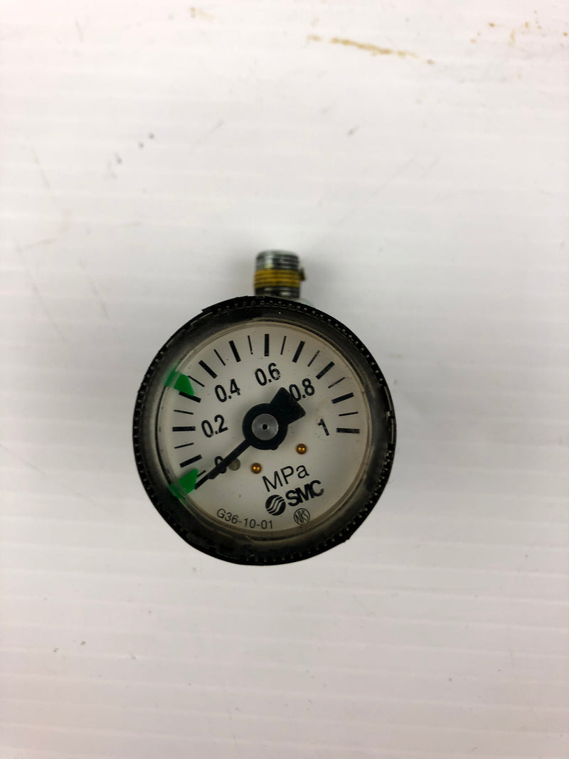 SMC G36-10-01 Pressure Gauge 0-1 MPa