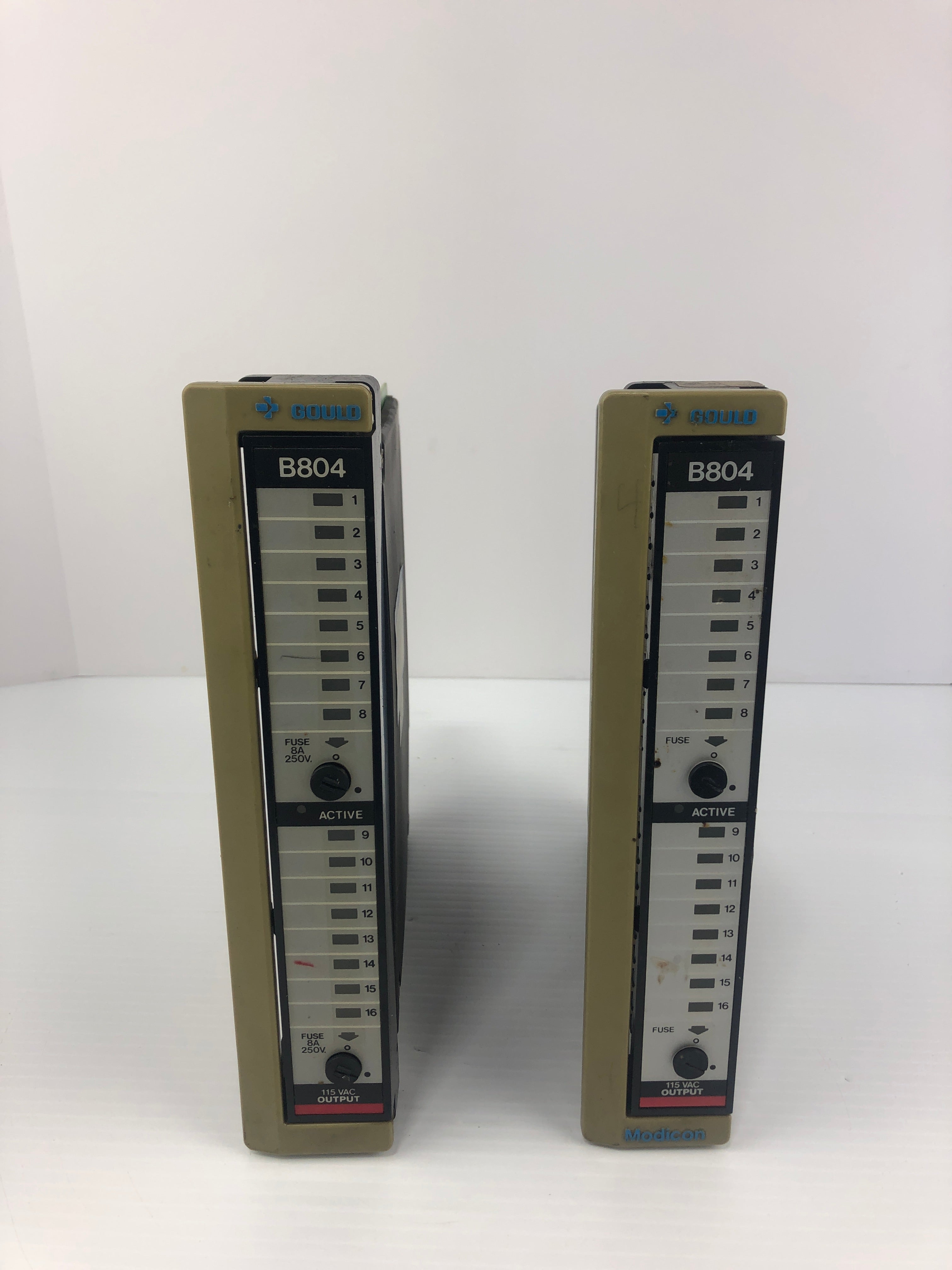 Gould AS-B804-016 Output Module 115VAC 16 PT - Lot of 2