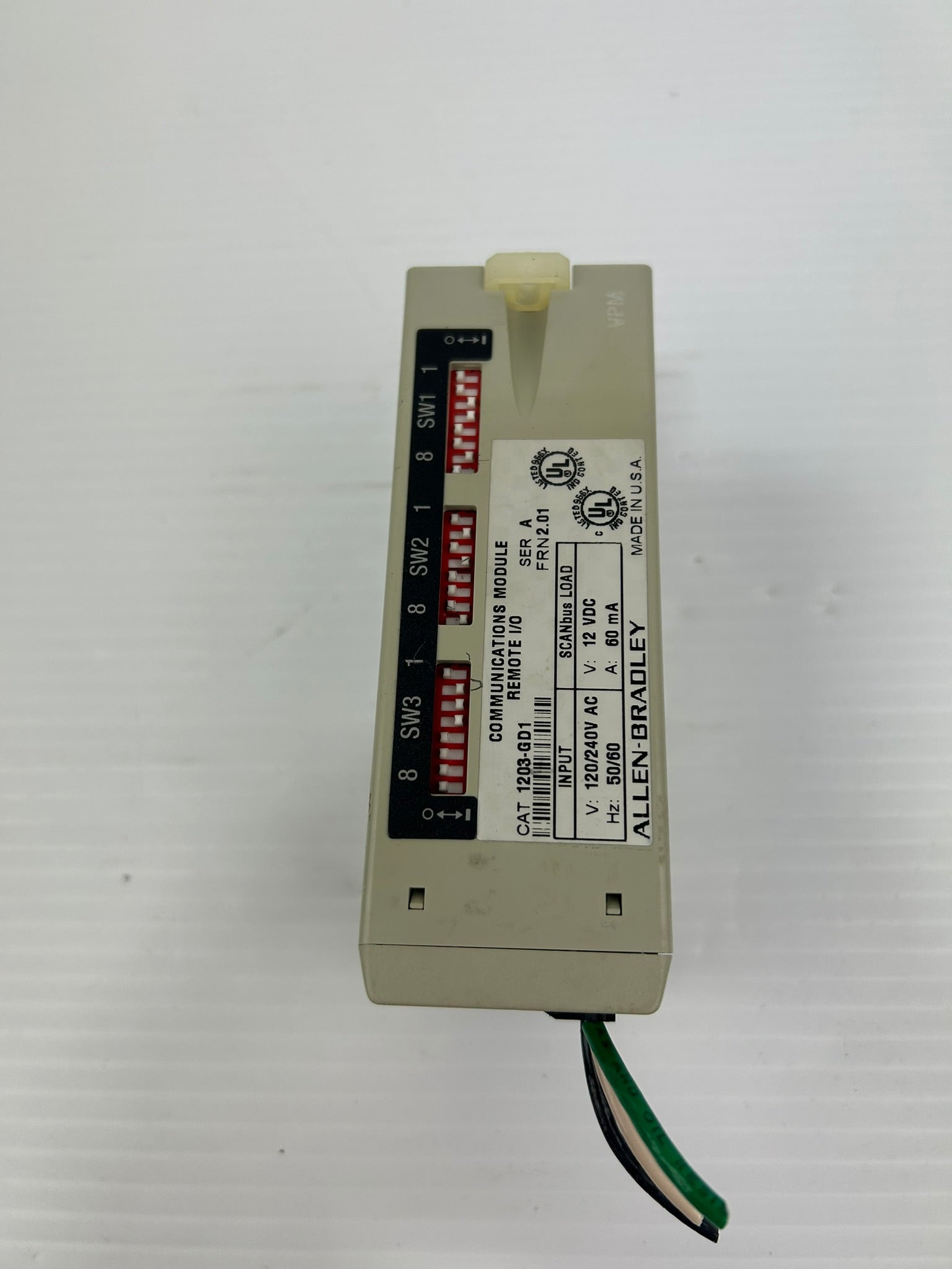 Allen-Bradley 1203-GD1 Remote I/O Communications Module Series A 2.01FRN