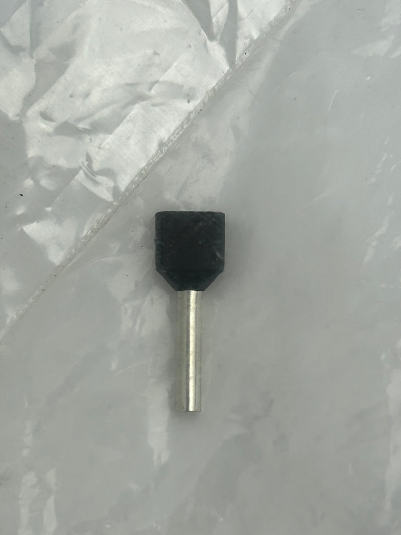 Panduit FTD78-12-D Pan-Term Black Covered Ferrules - Bag of 500