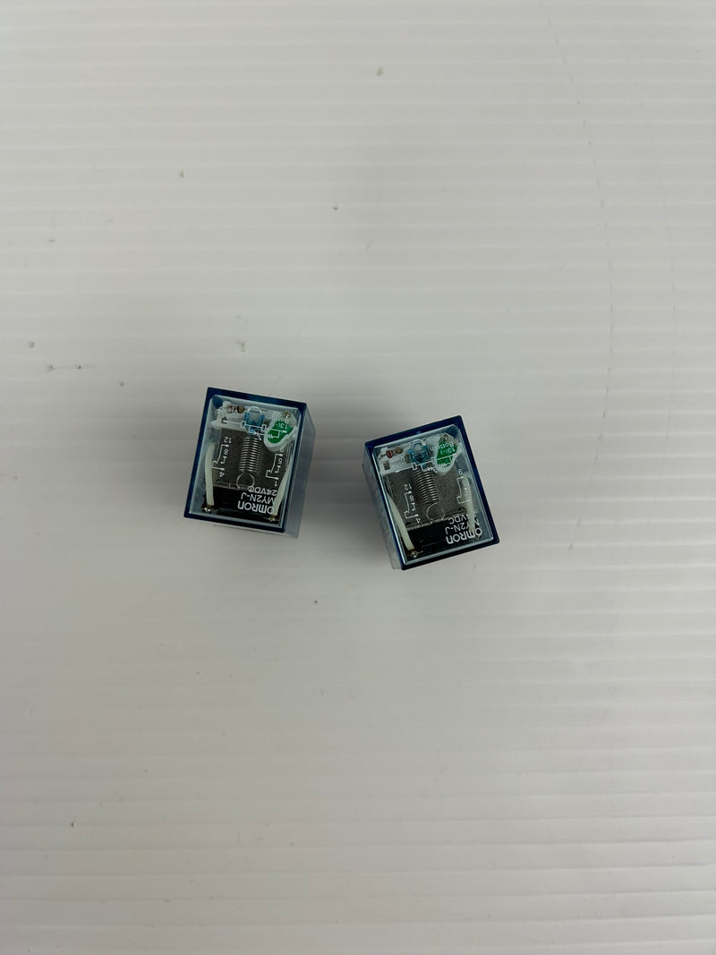 Omron MY2N-J Relay 24VDC - Lot of 2