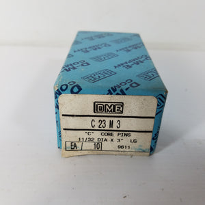 DME C-23 M-3 C Core Pins 3" Length (Box of 10)