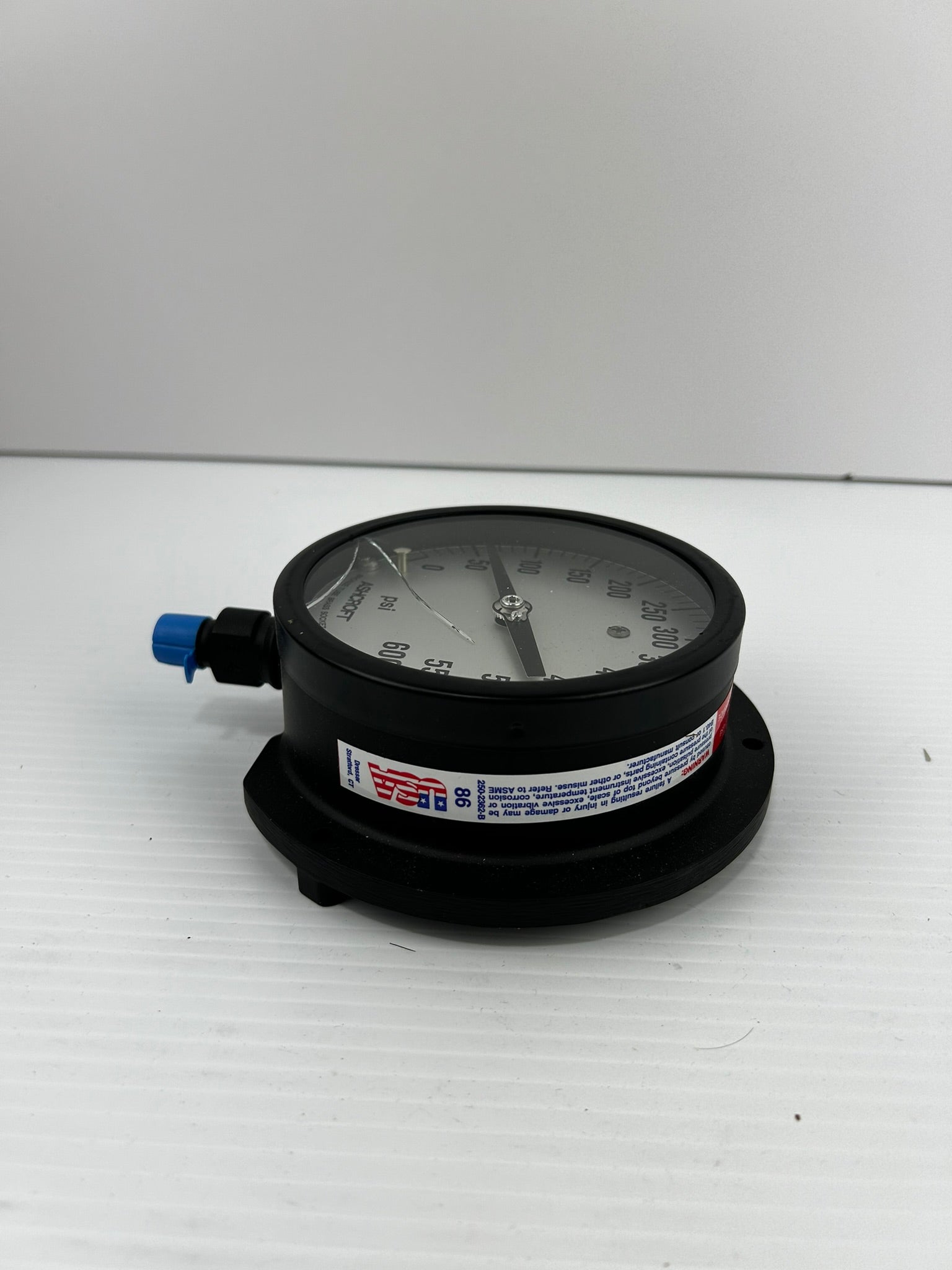 Ashcroft 1NA24583-016 General Service Gauge 4-1/2" 0-600 PSI Bronze/Brass