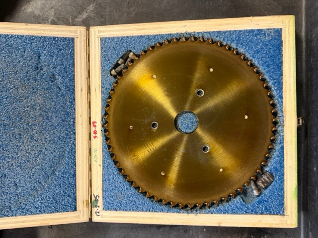 Peak Toolworks 60T Industrial Circular Saw Blade with Wooden Storage Case