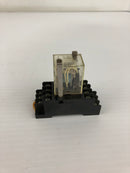 Omron MY4N-D2 Relay 24VDC and Base 05X5YF