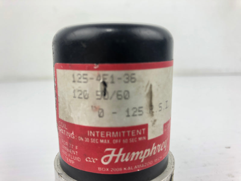 Humphrey 125 4E1 36 General Purpose Valve 120 50 60 Metal Logics Inc humphrey-125-4e1-36-general-purpose-valve-120-50-60-metal-logics-inc