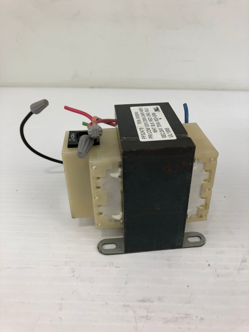 Packard PF52475 Transformer 75VA 50/60Hz UL1585