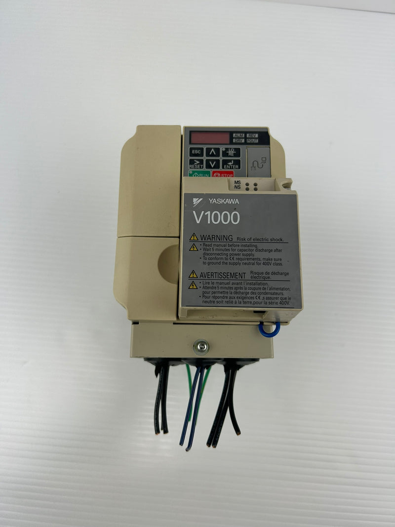 Yaskawa CIMR-VU4A0005FAA AC Motor Drive V1000 Rev D