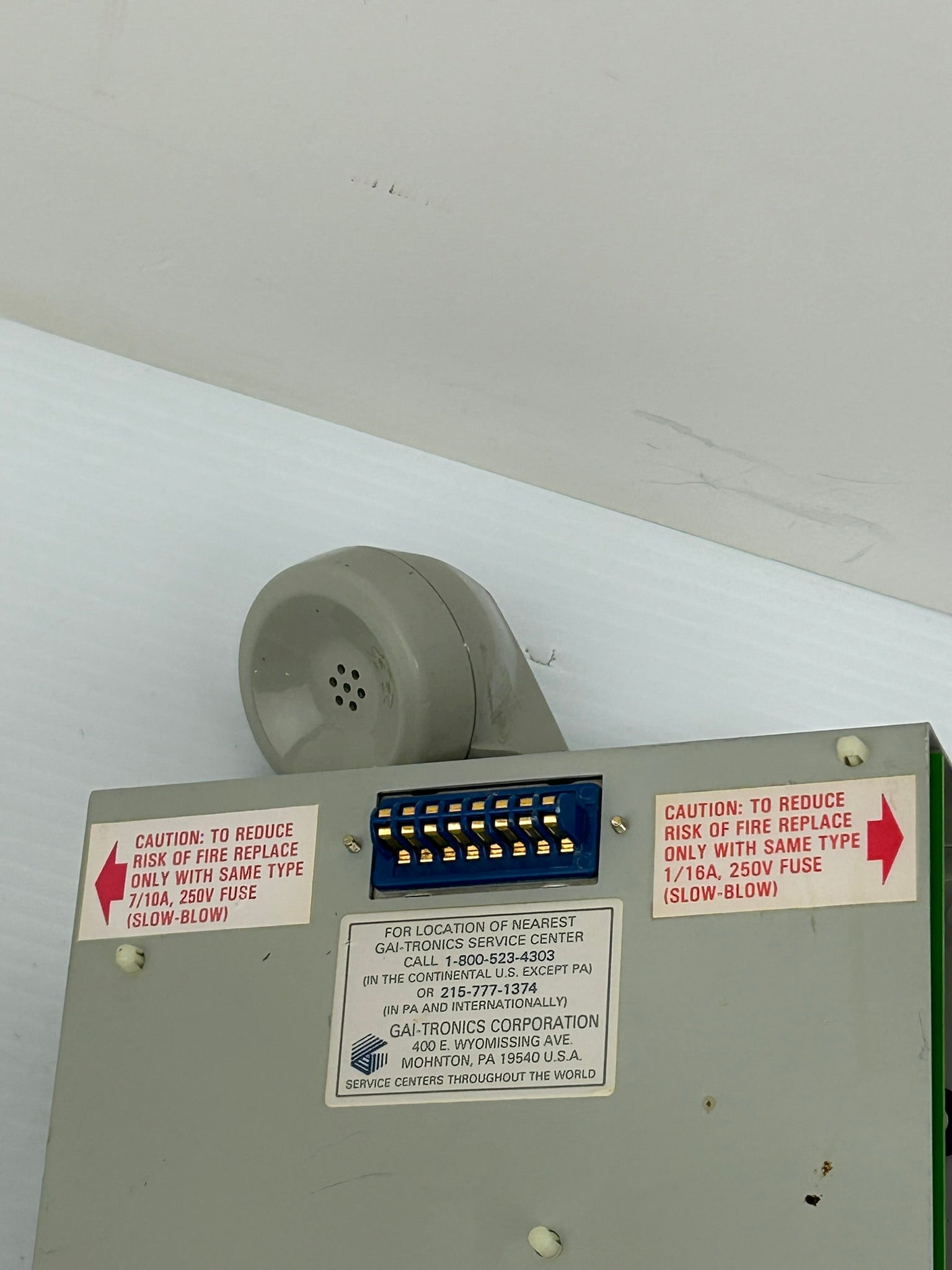 GAI-Tronics 701-202 Handset Speaker Amplifier Page Party System