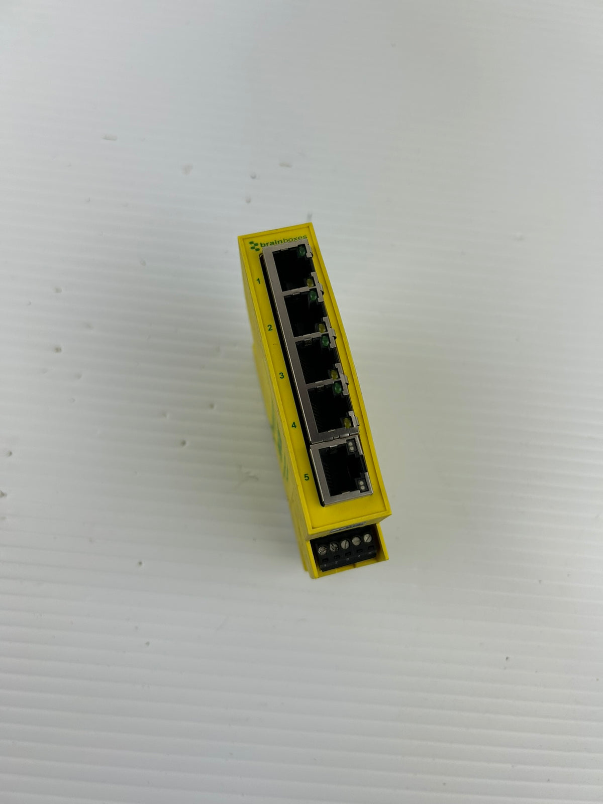 Brainboxes SW-505 Industrial Ethernet Switch 5 Port 10/100 DIN Rail 5-30VDC