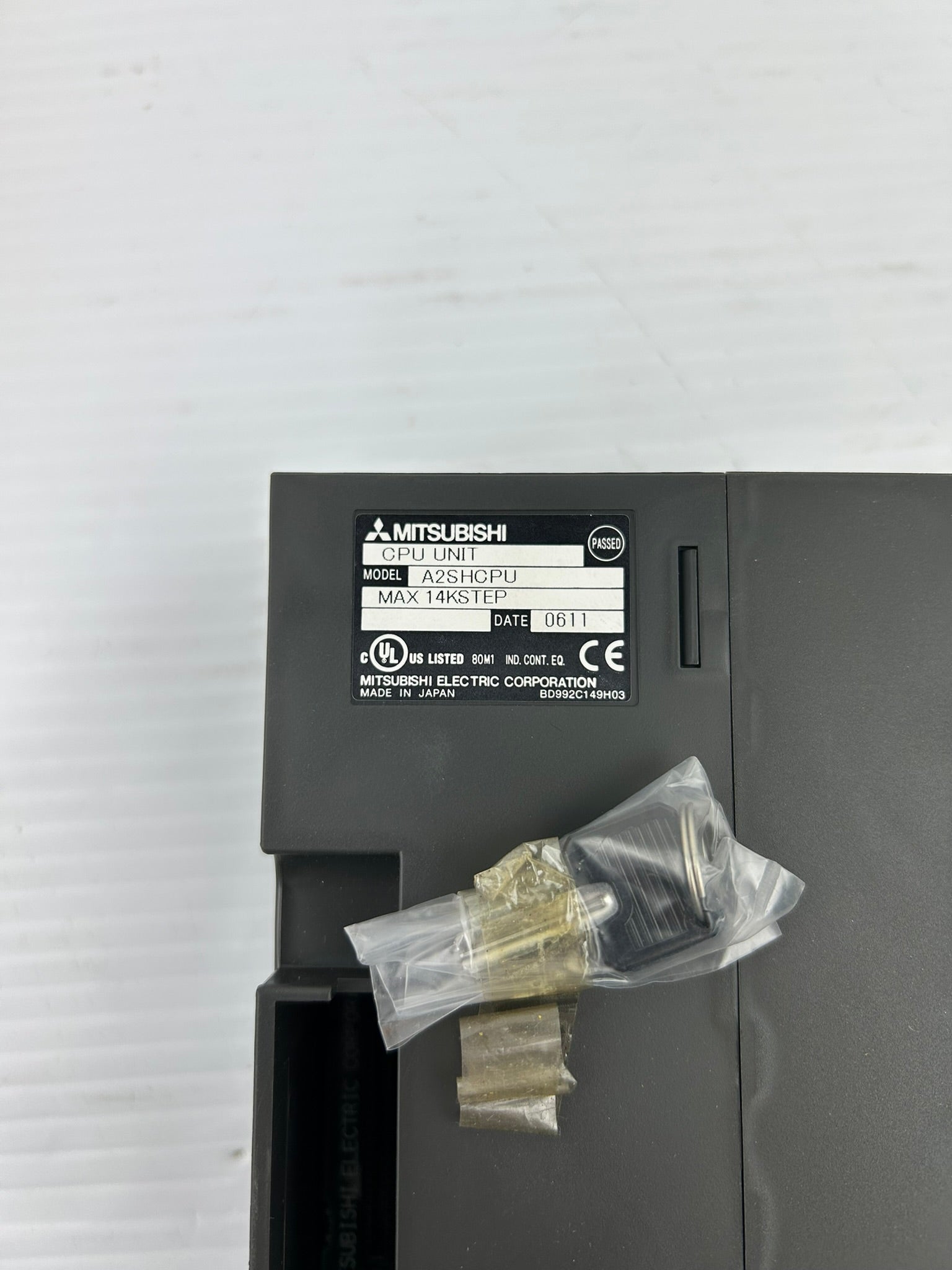 Mitsubishi A2SHCPU Melsec CPU Unit 14k Step PLC Module with 2 Keys