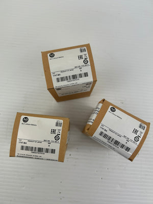 Allen Bradley 1747-BA Series A SLC Lithium Battery 3V Memory Backup - Lot of 3