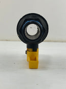 Banjo 1" Polypropylene Single Union Ball Valve with Attached Fitting