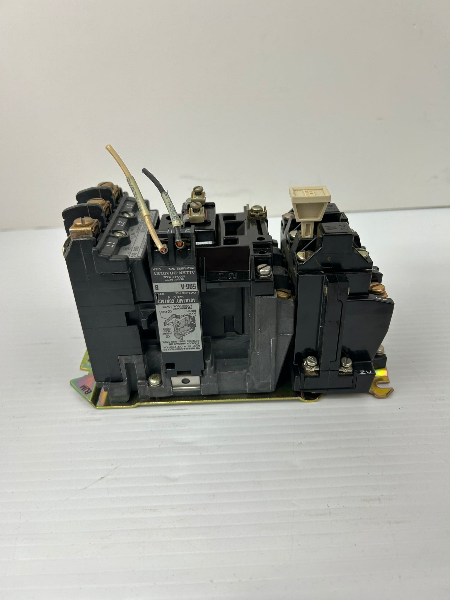 Allen Bradley 509-B0D Motor Starter Series B Size 1 with 595-A Series B