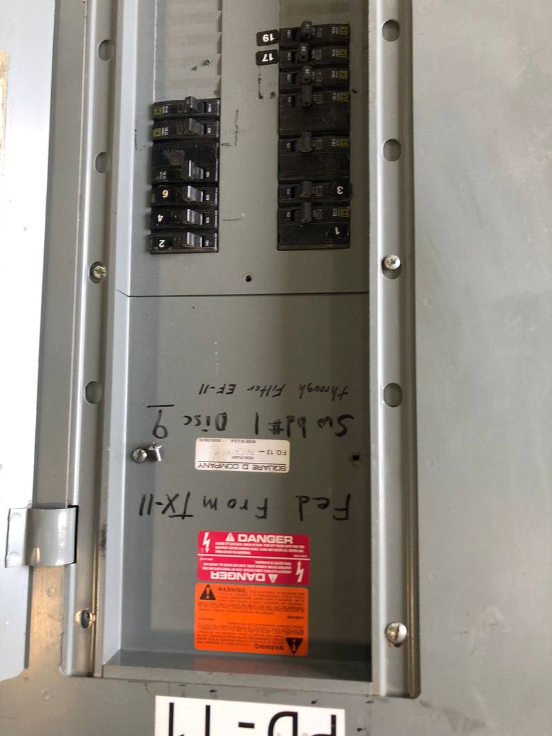 Square D MHC32S Breaker Panel Box Type 1 Enclosure Series E2 NQOD30L225CU