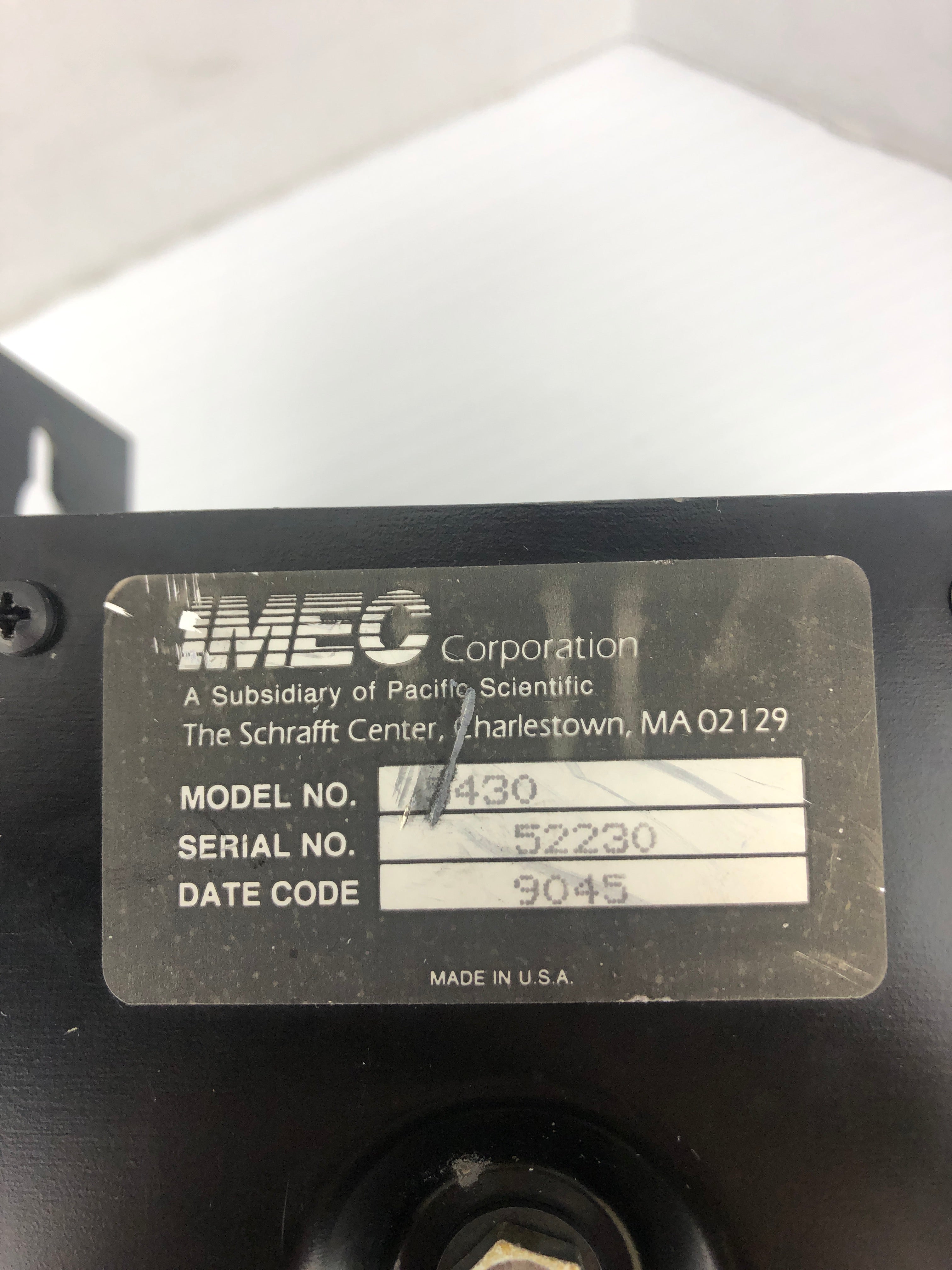 Pacific Scientific 5430 Servo Motor Microstep Drive 115VAC 1PH 3A 50/60Hz