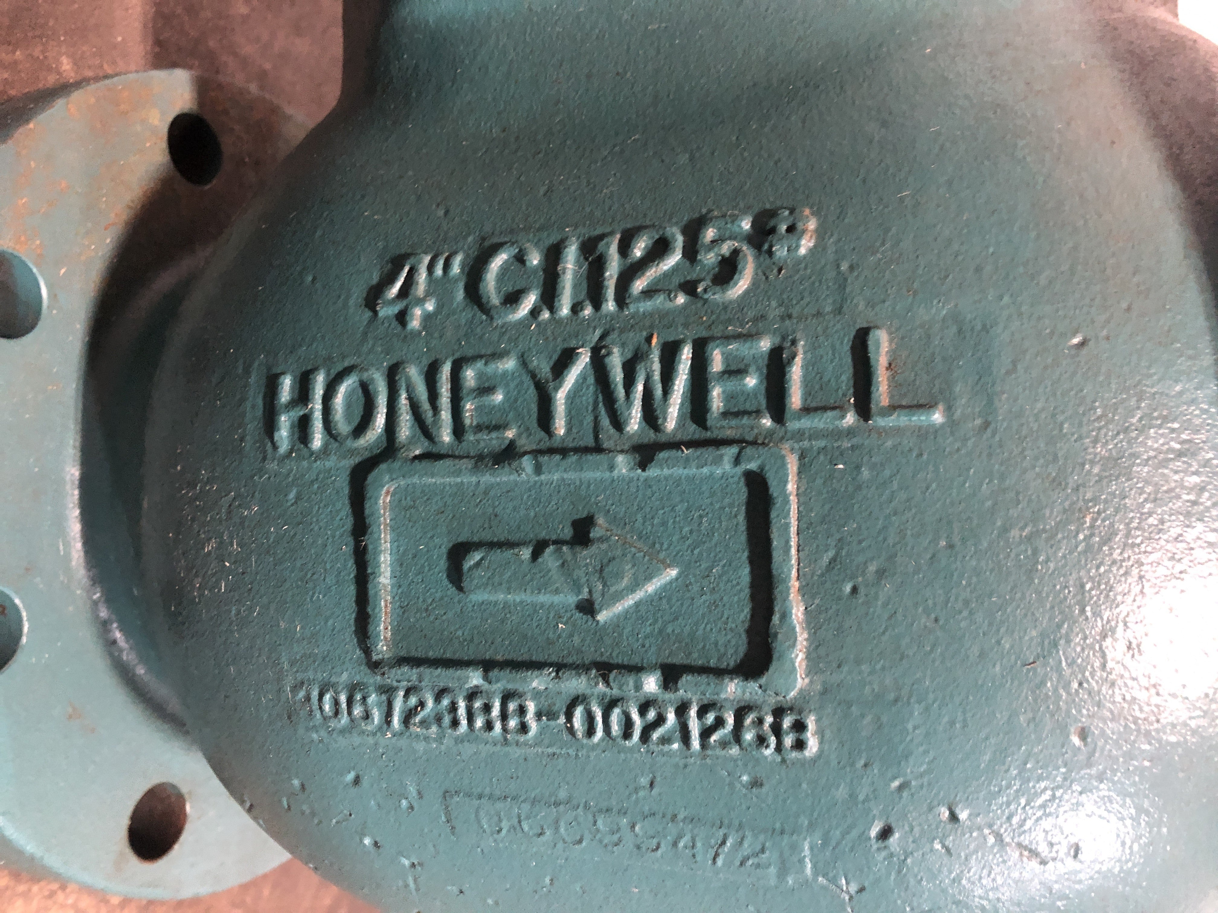 Honeywell 8106 Valve 4" C.I. 125#