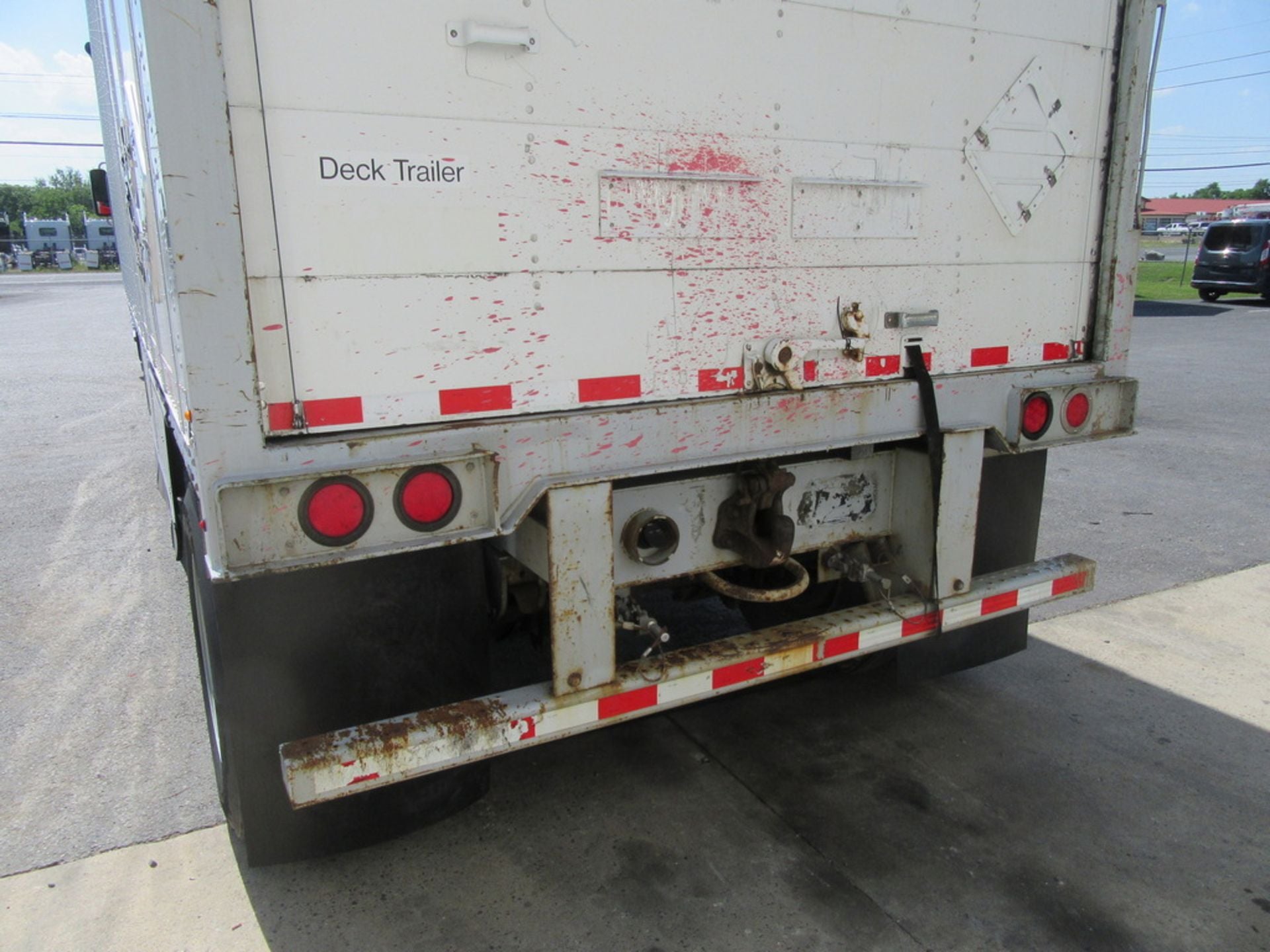 2014 Stoughton Pup Dry Van Semi Trailer 28' Spring / Roll Up 1DW1A2812EB458042